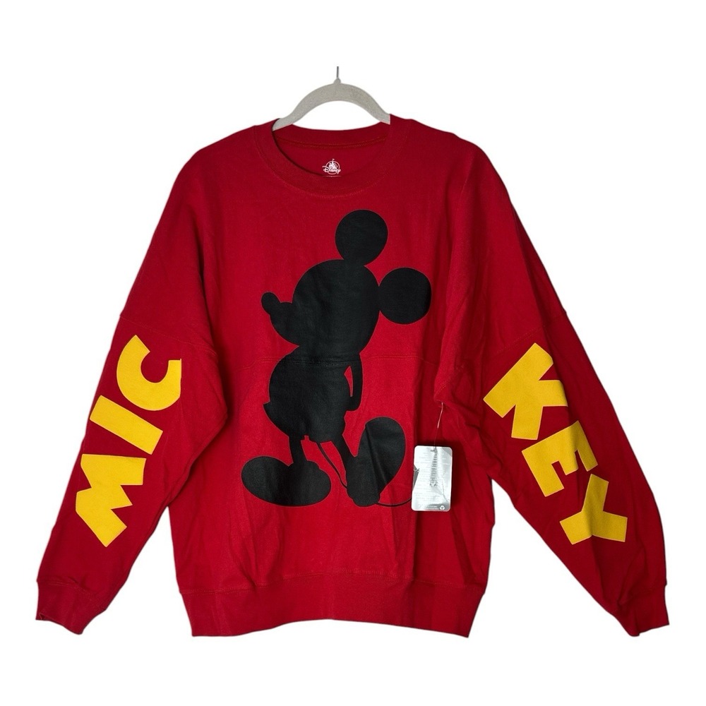 New Mickey Mouse Spirit Jersey Shirt Top Large  Silhouette Disney World